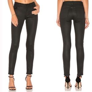 DL1961 Emma Black Coated Power Legging Jean Medina